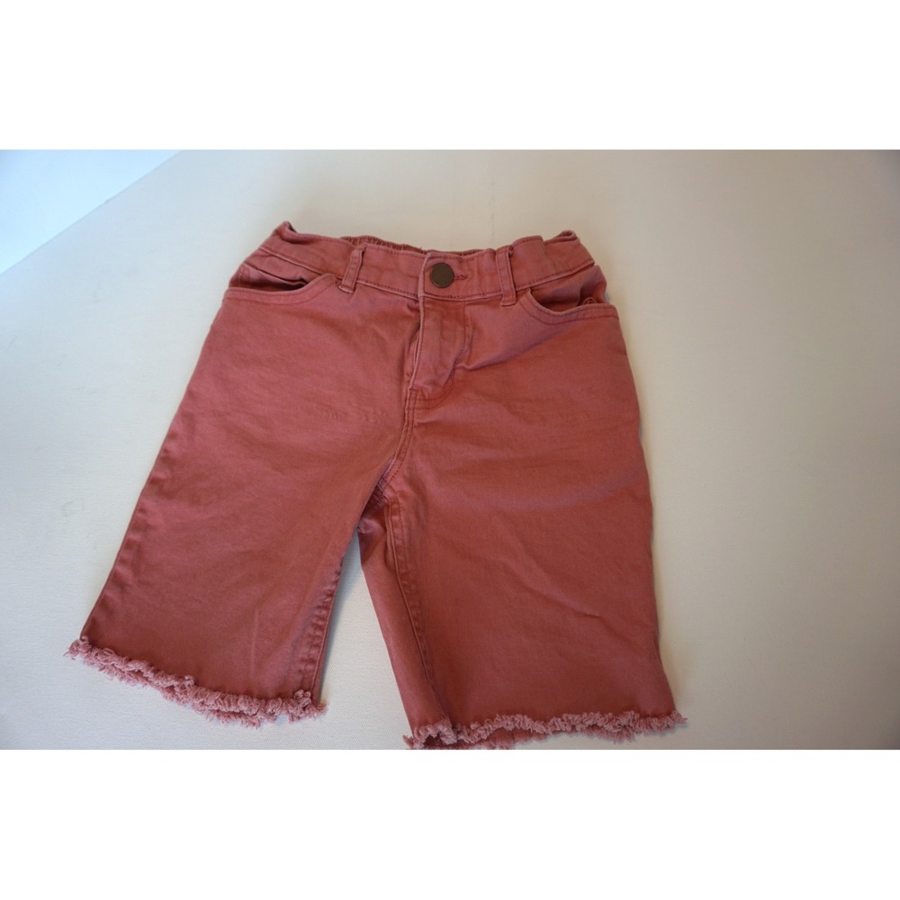 365 Kids from Garanimals Mauve Pink Frayed Hem Denim Shorts Size 6 GAKGF2438840